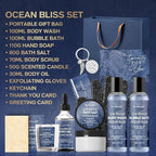 Father's Day Gift 12Pcs Men's Birthday Gift Ideas Ocean-Scented Bath Spa Set - Image 2