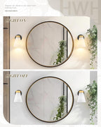 Set of 2 Wall Sconces for Bathroom, HWH 1-Light Bathroom Vanity Light - Image 5