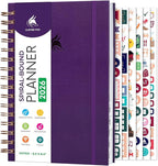 Clever Fox Dated Planner with Tabs 2026 – Weekly & Monthly Spiral Planner with by CleverFox