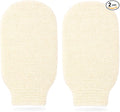 2-Pack Hemp Bath Gloves – Natural Shower Mitts by Unknown