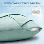 CHOSHOME Cooling Pillow Cases Zipper Pillow Covers Q-Max > 0.45 Zippered - Image 7