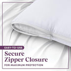 CirclesHome Pillow Protectors 2 Pack Standard Zippered - Image 3