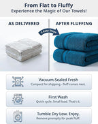 LANE LINEN 100% Cotton 4 Pack Bath Towels Set - Image 6