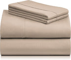 LuxClub 4 PC Queen Sheet Set, Breathable Luxury Bed Sheets, Deep Pockets 18" - Image 8