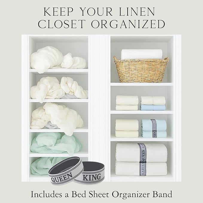 Karissa Mae Cooling Bamboo Viscose King Size Pillowcase Set | 100% FSC - Image 5