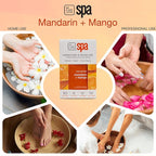 BCL Spa Mandarin + Mango Professional Pedicure Kit Foot Spa Set – Exfoliate - Image 4