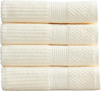 Springtree Home 100% Cotton Bath Towel Set of 4 | Super Soft & Absorbent by SpringtreeHome