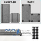 4PCS Stone Drying Trays for Bathroom Sink and Kitchen Counter - Image 4