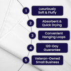 Alusa Home Ultra Soft & Plush Viscose from Bamboo Bath Sheets - Image 6