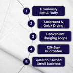Alusa Home Ultra Soft & Plush Viscose from Bamboo Bath Towels - Image 6