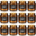 Scented Candle Set 12 Pack, Candle - Image 2