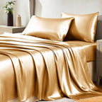 CozyLux Satin Sheets Queen Size Bed Set by CozyLux