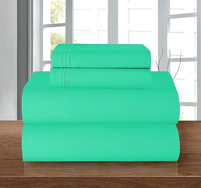 Elegant Comfort Luxury 1500 Premium Hotel Quality Microfiber 4-Piece Sheet Set - Image 2