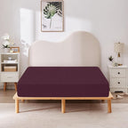 HBHLFZ Twin Fitted Sheet Only, Soft Breathable Bottom Sheet - Image 6