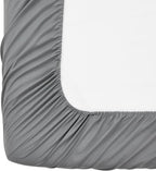 Queen Fitted Sheet Only with Full Elastic & Built in Corner Sheet Straps to - Image 5