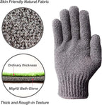 MIG4U Shower Exfoliating Scrub Gloves, Bathing Gloves Body Wash Dead Skin - Image 2