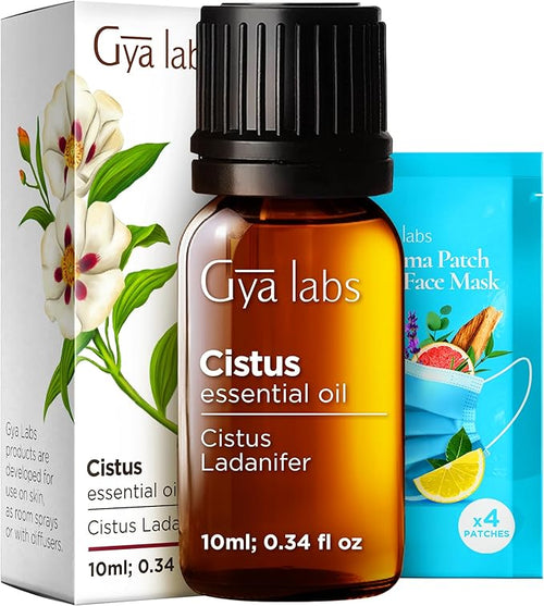100% Pure Cistus Essential Oil by GyaLabs