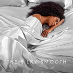 FreshCulture Satin Sheets Twin XL Bed Set - Image 6