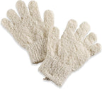 Earth Therapeutics Organic Cotton Exfoliating Gloves 1 Pack - Image 3