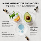 Eclat Skincare Face Serum Set – Vitamin C, Hyaluronic Acid - Image 2