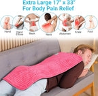 Boileau Electric Heating Pad for Back Pain and Period Cramps Relief, 3 Heating - Image 3