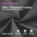 CirclesHome Wedge Pillow Cover 100% Cotton, Zippered Wedge Pillow Case Protector - Image 5