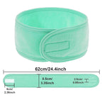 Whaline 4 PCS Spa Headband, Make up Hair Band, Stretch Terry Cloth Headband - Image 2