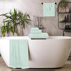 Ultra Soft 6 Pack Cotton Towel Set, Contains 2 Bath Towels 28x55 inch, 2 Hand - Image 5