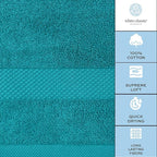 White Classic Luxury Bath Towels Large - Image 7