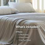 DOZ Sheet Set, 100% Viscose derived from Bamboo, Organically Grown, Buttery Soft - Image 2