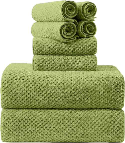 8-Piece Bath Towel Set, 2 Extra Large Bath Towel Sheets, 2 Hand Towels and 4 by Smuge