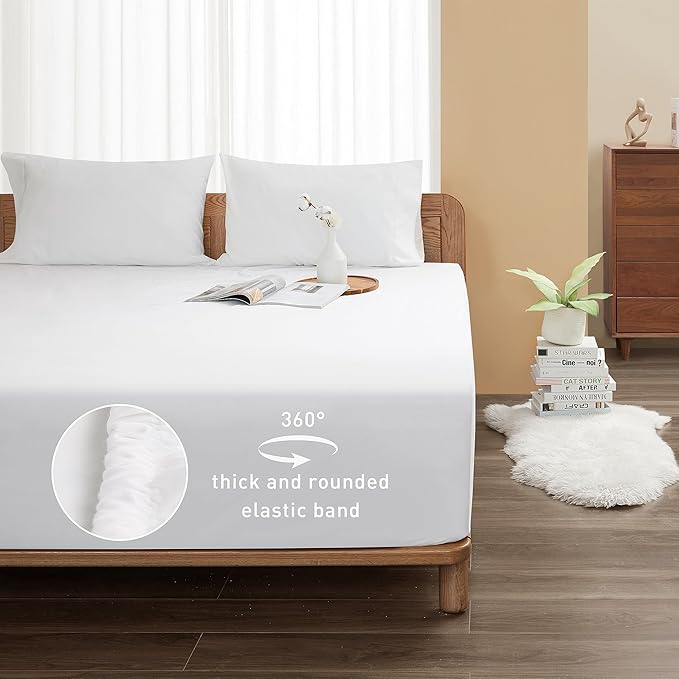 Sunflower California King Fitted Sheet, 1-Piece Extra Deep Pocket Fitted Bottom - Image 2