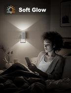 JandCase Night Lights Plug into Wall, Dimmable Night Light Plug in, Modern - Image 4