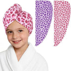 2 Pack Microfiber Hair Towel Wrap by BeBeJoJo