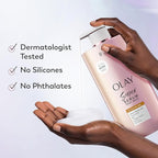 Olay Super Serum Body Wash for Extra Dry Skin, 24hr Long Lasting Hydration - Image 7
