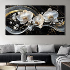White Orchid Canvas Wall Art - Image 8