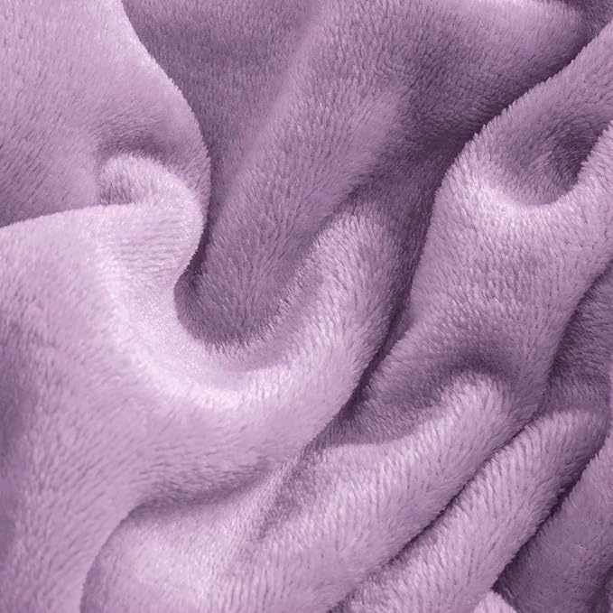 BEDELITE Flannel Sheets King Size Lavender - Image 5