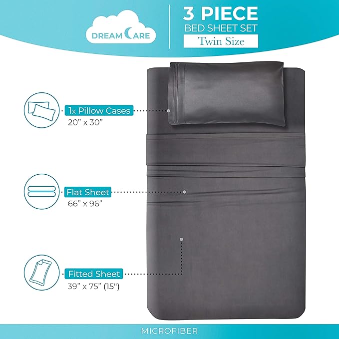 DREAMCARE Twin Sheets - Image 4