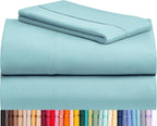 LuxClub 3 PC Sheet Bed Sheets Deep Pockets 18" Eco Friendly Wrinkle by LuxClub