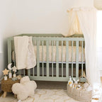 Burt's Bees Baby Essential Organic Cotton Fitted Crib Sheet, Breathable - Image 3