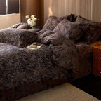mixinni Duvet Cover Set King, Vintage Opulence Yarn-Dyed Jacquard Double-Layer - Image 8
