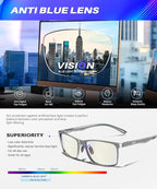 ANYLUV Blue Light Glasses Men, Relieve Eyestrain and Eye Protection, Al-Mg - Image 6