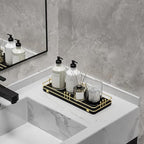Bathroom Vanity Tray for Countertop Toiletries Perfume Makeup Soap Dispenser - Image 4