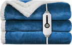 LaffyLo Heated Throw Blanket 50 x 60, Fast Heating Electric Blanket, Dual-Sided - Image 7
