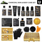 32 Pcs Mother's Day Gift for Mom, Charcoal Bath & Body Gift Basket Set for - Image 2