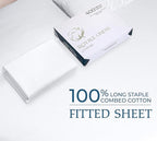 Royale Linens 400 Thread Count 100% American Grown Cotton Fitted Sheet King Size - Image 9