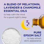 Dr Teal's Foaming Bath with Pure Epsom Salt, Melatonin Sleep Soak with - Image 2