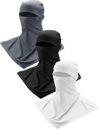 SATINIOR 3 Piece Balaclava Face Cover Sun Protection Neck Cover Summer by SATINIOR