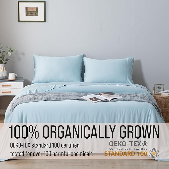 Bella Coterie Queen Size Fitted Sheet Only | Luxury Bamboo Viscose | 100% - Image 4