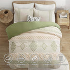 Oli Anderson Boho Duvet Cover Set Queen Size, Durable and Super Soft Duvet - Image 6